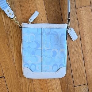 Coach Light Blue Crossbody Bag